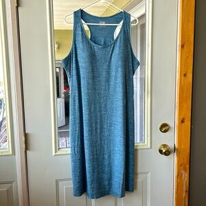 32° racerback tank dress size xxl oasis blue NWT